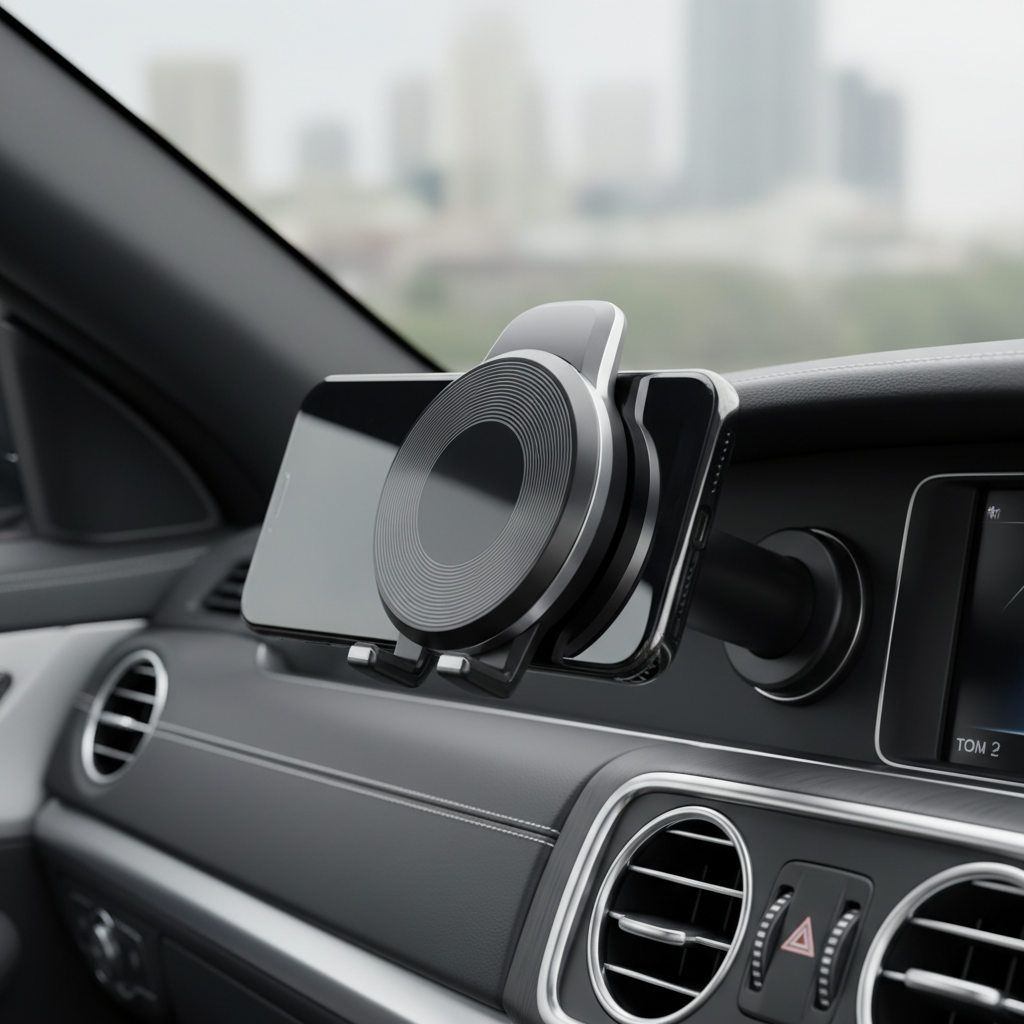 Wireless Magnetic Car Phone Holder