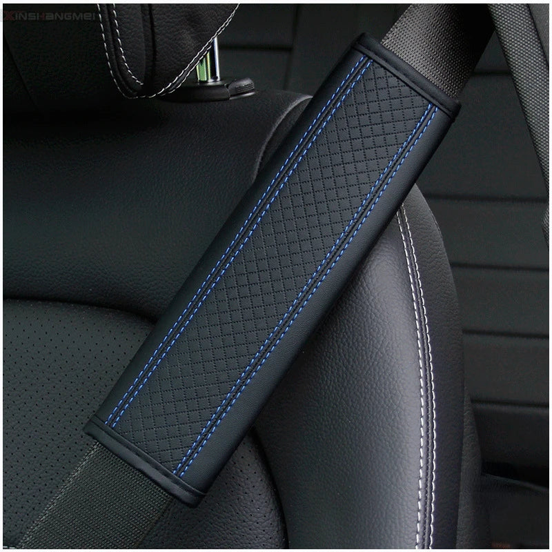 Premium Leather Seat Belt Shoulder Pad