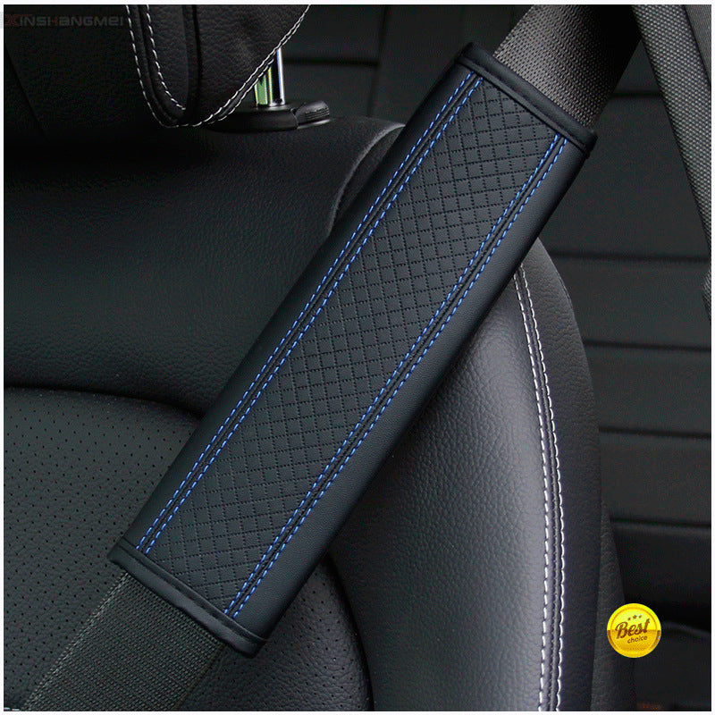 Premium Leather Seat Belt Shoulder Pad