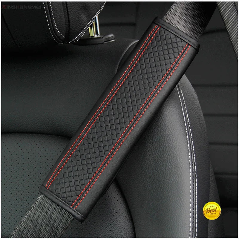 Premium Leather Seat Belt Shoulder Pad