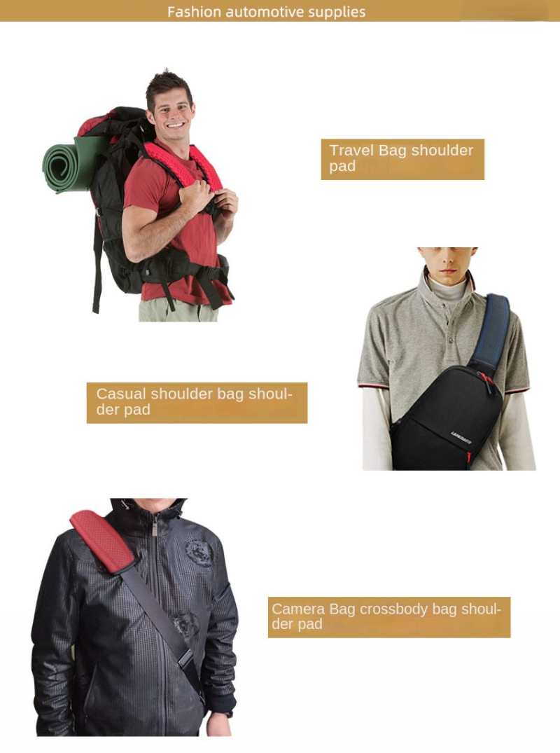 Premium Leather Seat Belt Shoulder Pad