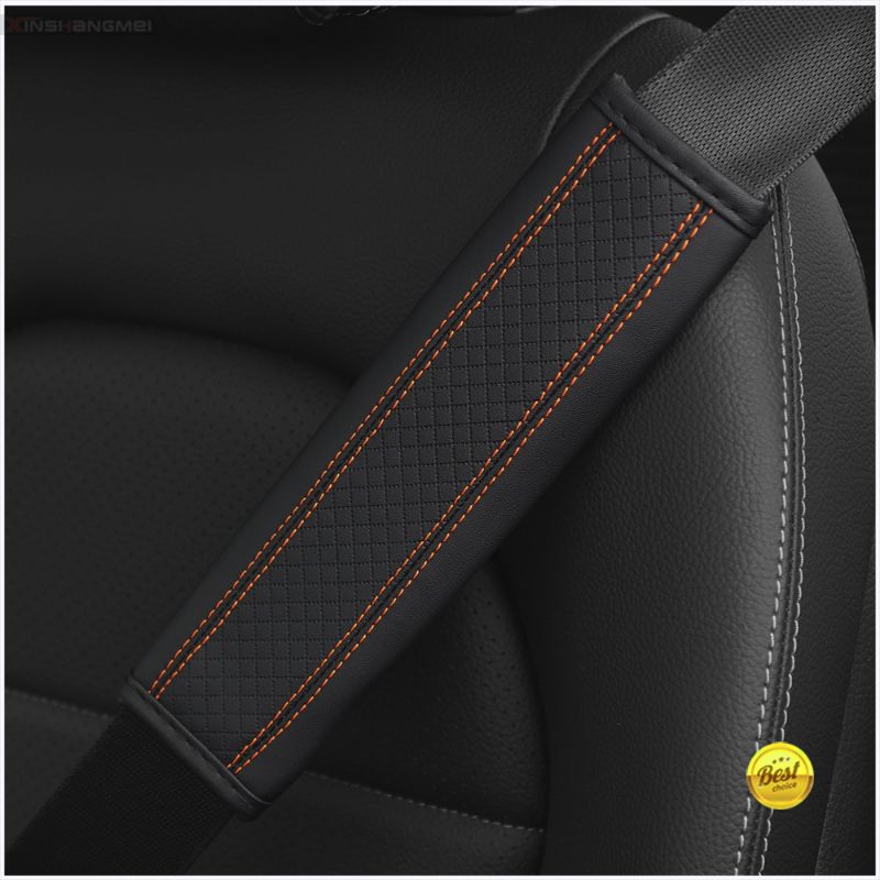 Premium Leather Seat Belt Shoulder Pad