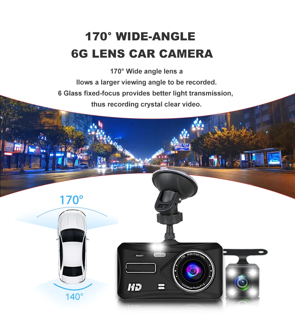 Full HD Dash Cam with 24H Parking Monitor