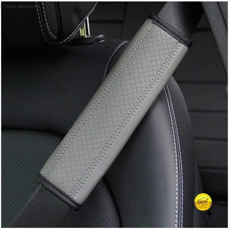 Premium Leather Seat Belt Shoulder Pad