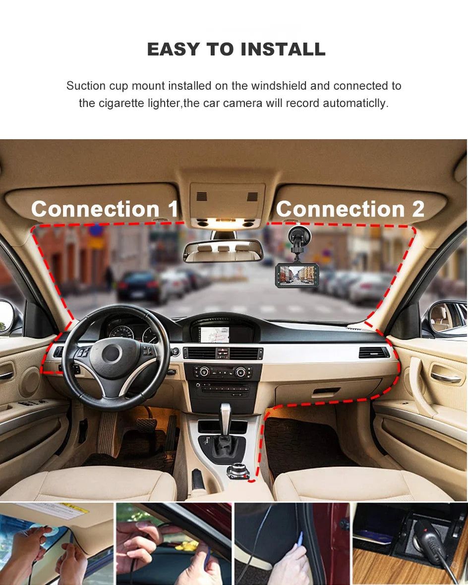 Full HD Dash Cam with 24H Parking Monitor