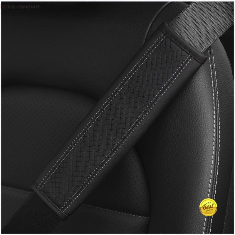 Premium Leather Seat Belt Shoulder Pad