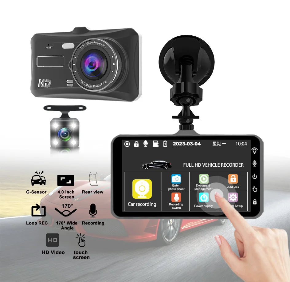 Full HD Dash Cam with 24H Parking Monitor
