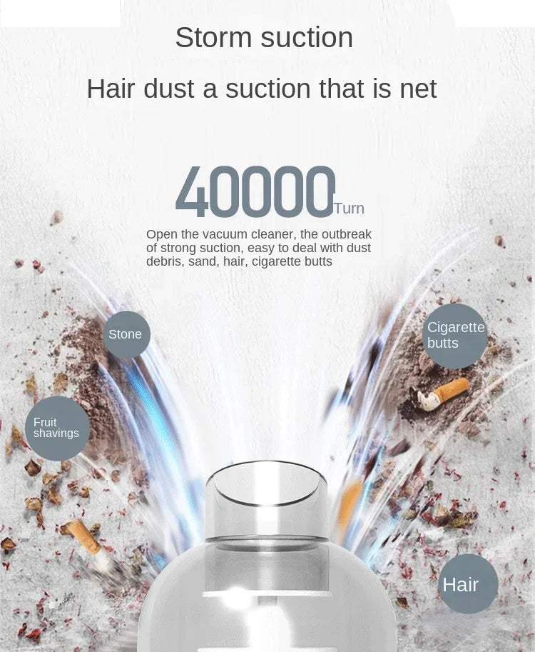 Portable Handheld Car Vacuum Cleaner