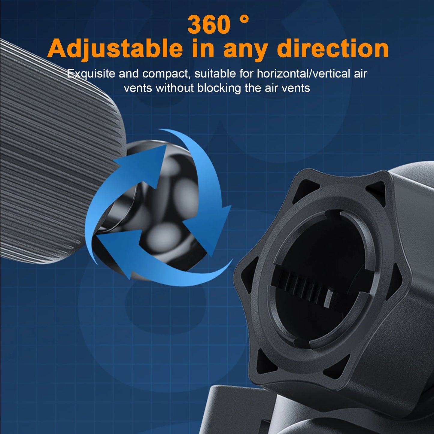 Air Vent Wireless Charger Mount - One Touch