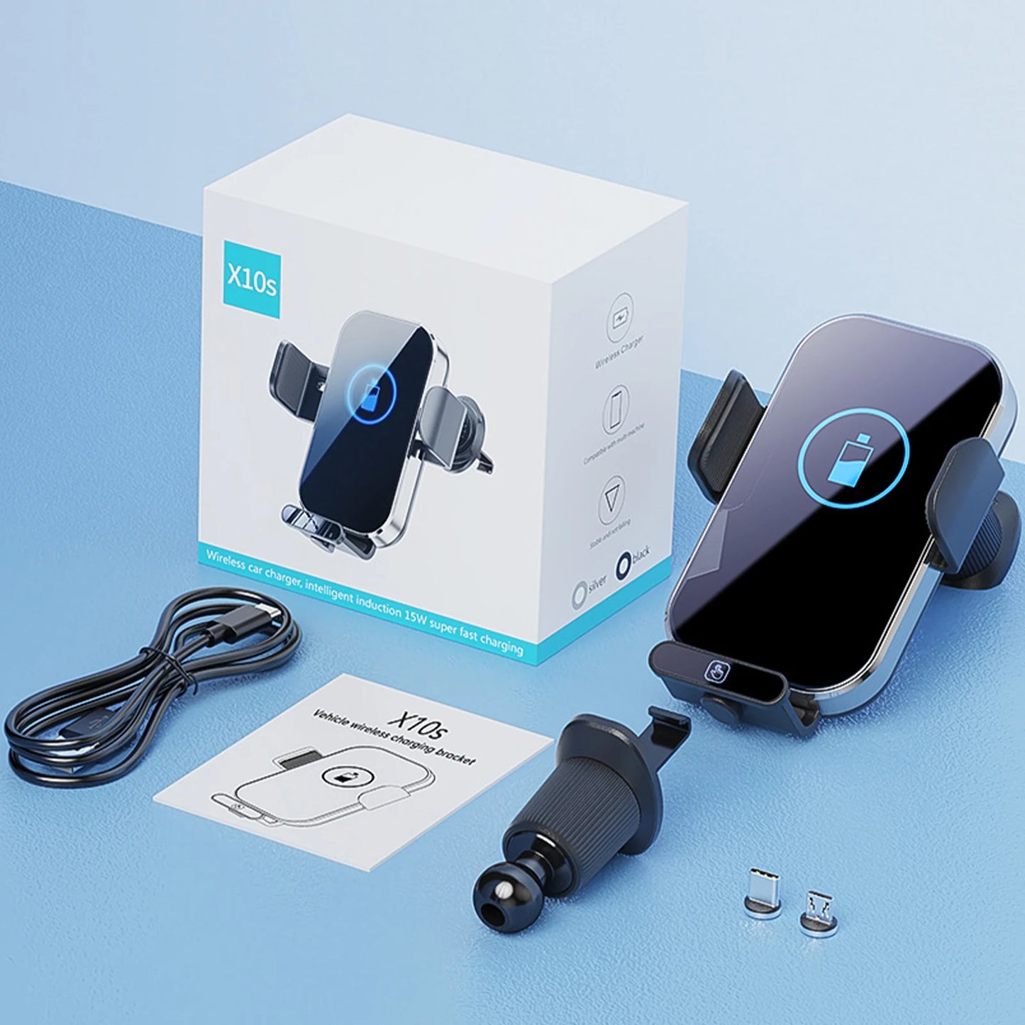 Air Vent Wireless Charger Mount - One Touch