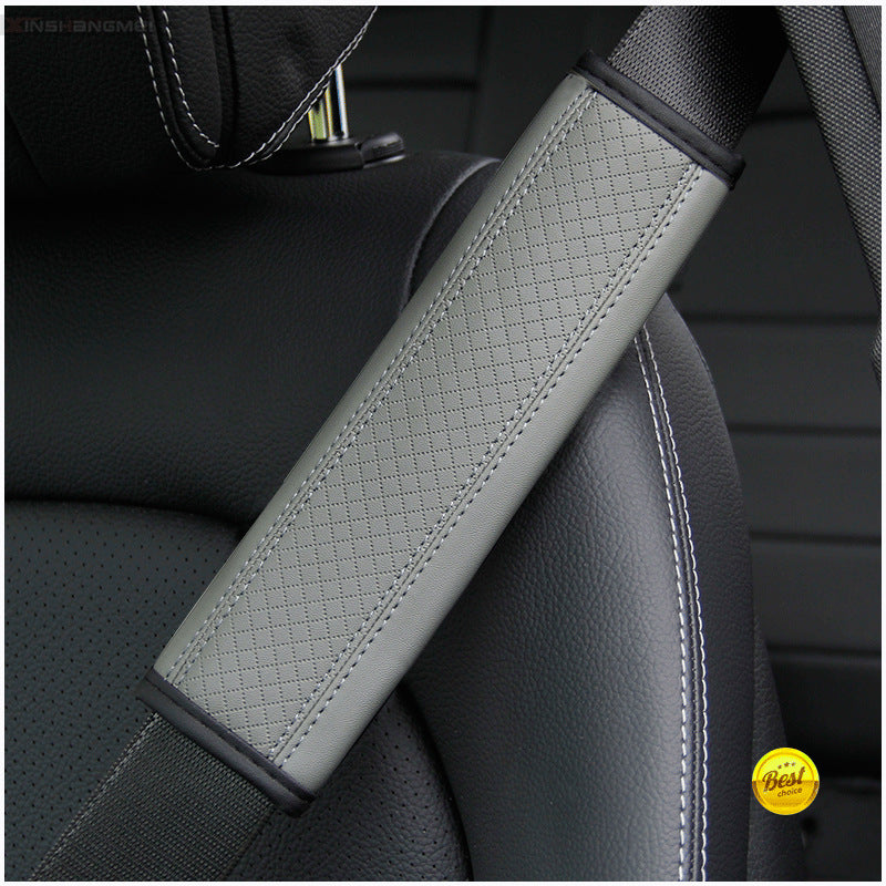 Premium Leather Seat Belt Shoulder Pad