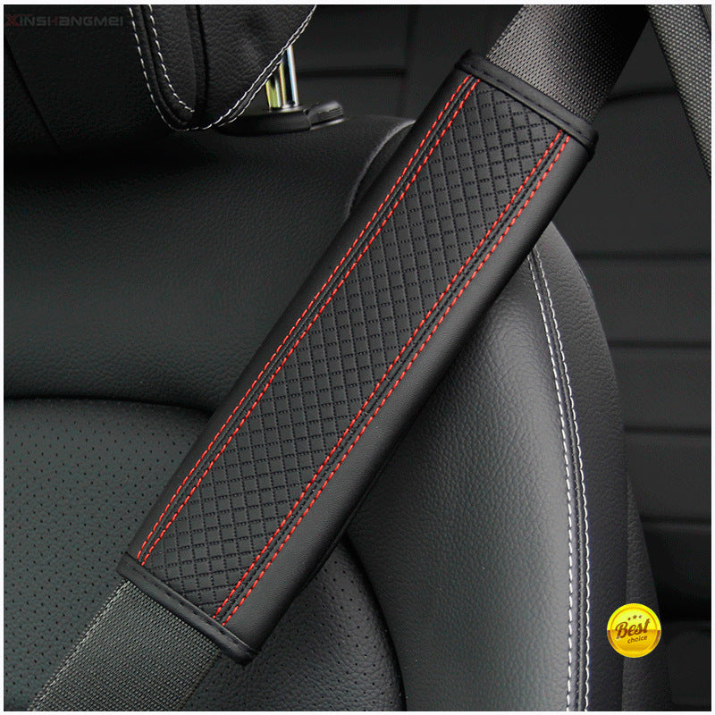 Premium Leather Seat Belt Shoulder Pad